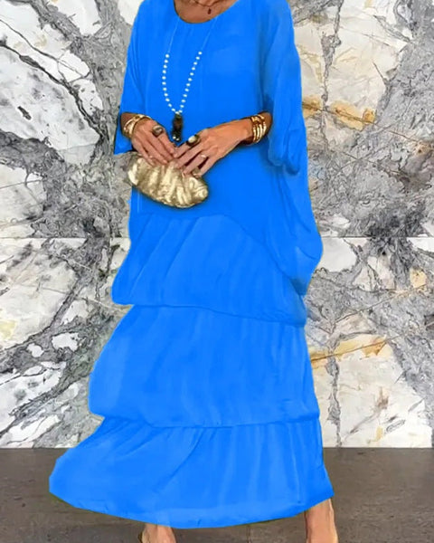 Isabelle | Elegant Layered Maxi Dress
