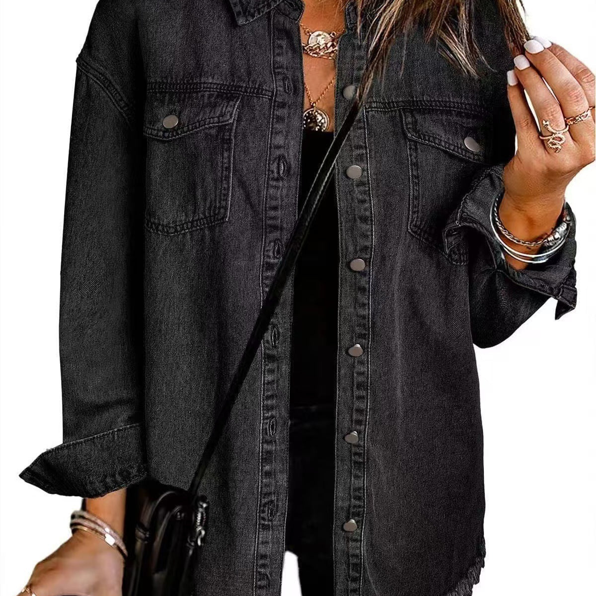 ROXANE™ - Veste en Jean Classique de Tous les Jours