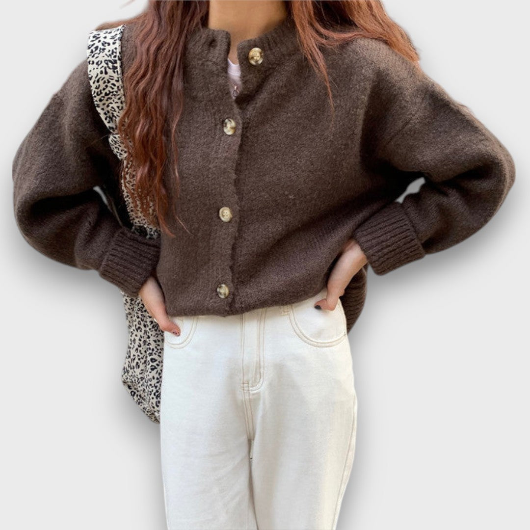 Celore – Cardigan Mocha Chaud