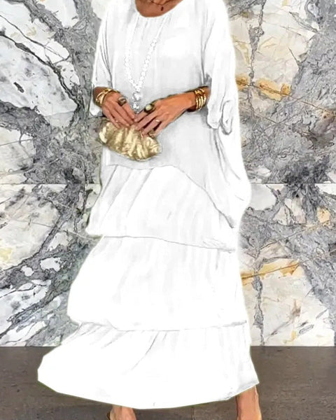 Clara | Elegant Layered Maxi Dress