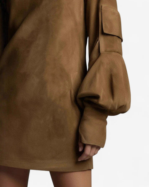 Robe Mini Tania™ avec Col Montant