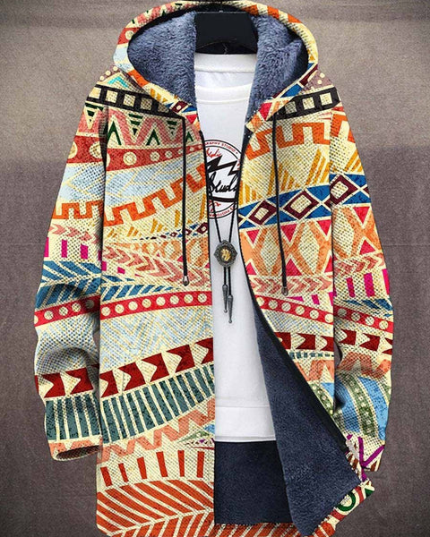 Fabian | Veste à Capuche Motif Boho