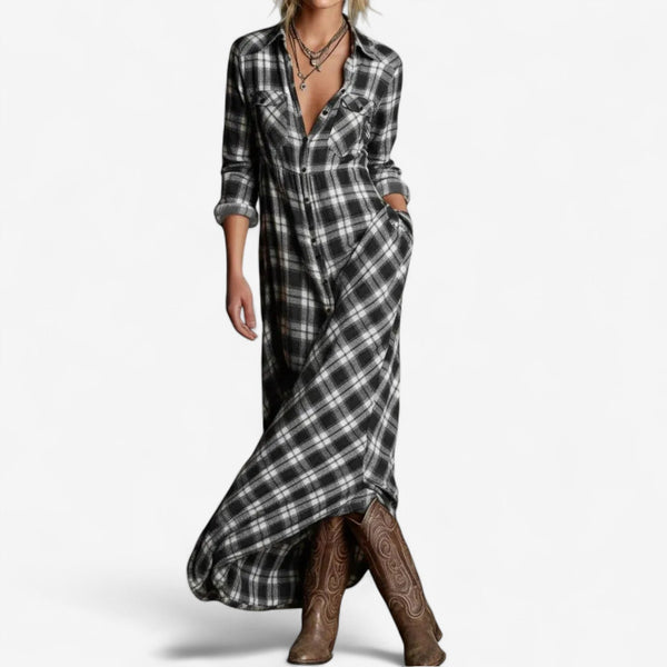 Robe Chemise Maxi Intemporelle Cécile™