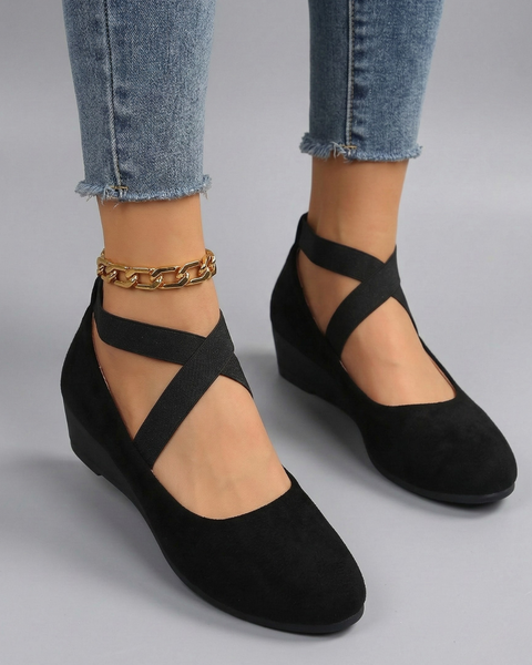 Calerinne | Closed Wedge Ballerina Shoes