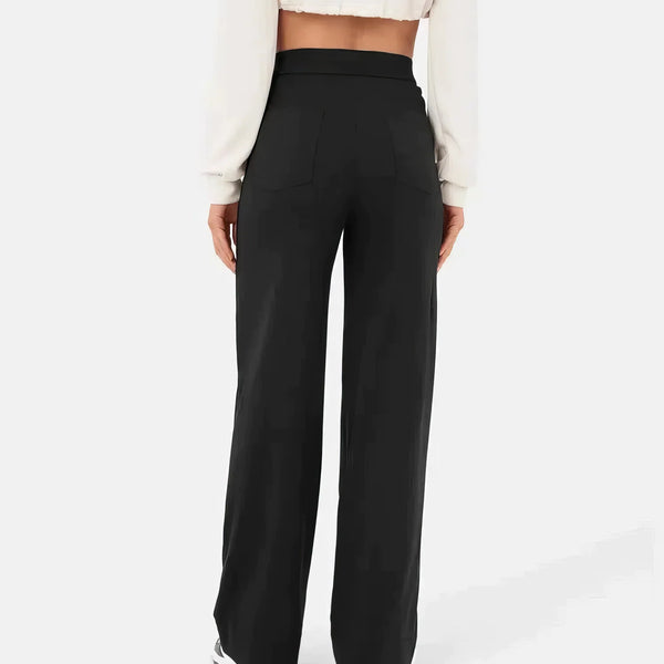 Marjorie | High-Waist Stretch & No-Pill Trouser – Timeless Confidence