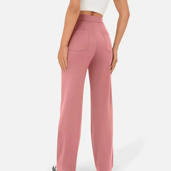Marjorie | High-Waist Stretch & No-Pill Trouser – Timeless Confidence