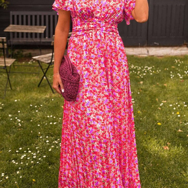 Lyra | Elegant Maxi Dress With Flowers