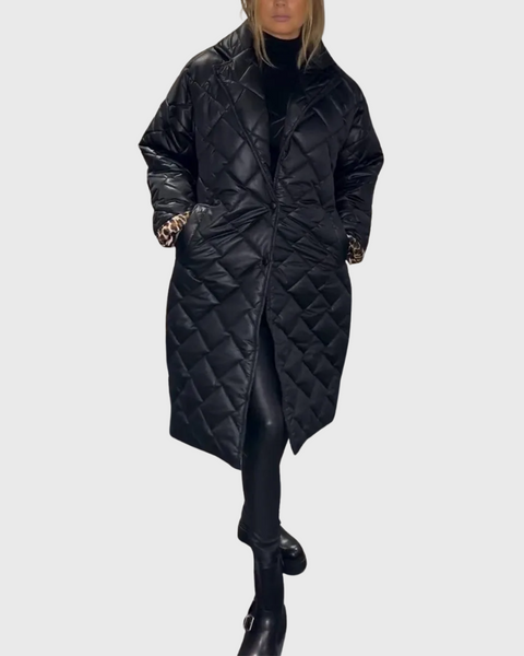 Manteau réversible matelassé