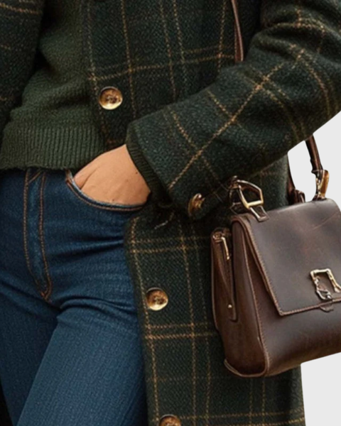 Marwell | Manteau en Laine Mélangée Chaud