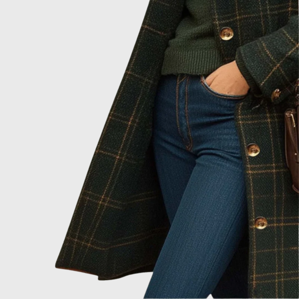 Marwell | Manteau en Laine Mélangée Chaud