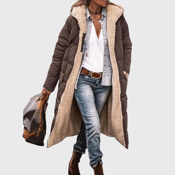 Fairford | Manteau Puffer Réversible Doublé en Laine