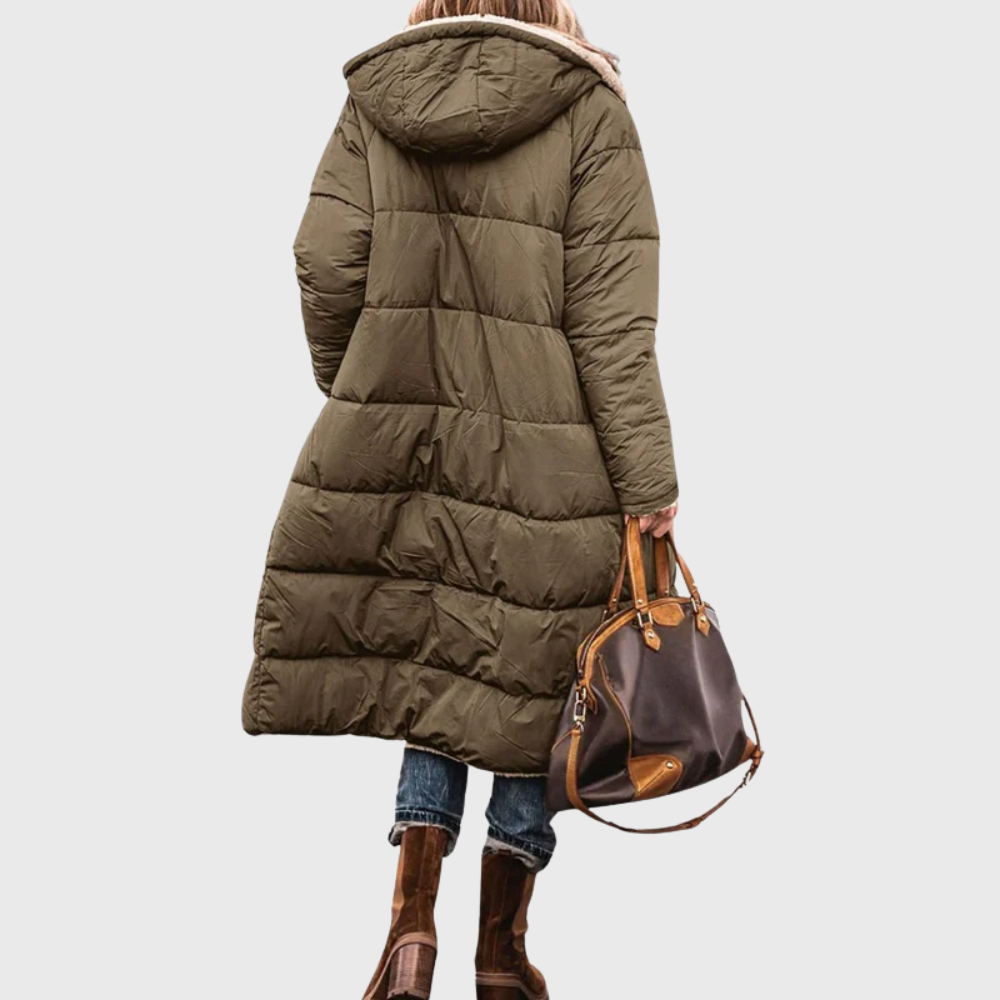 Fairford | Manteau Puffer Réversible Doublé en Laine