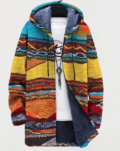 Elena | Sweat à capuche Art Tribal