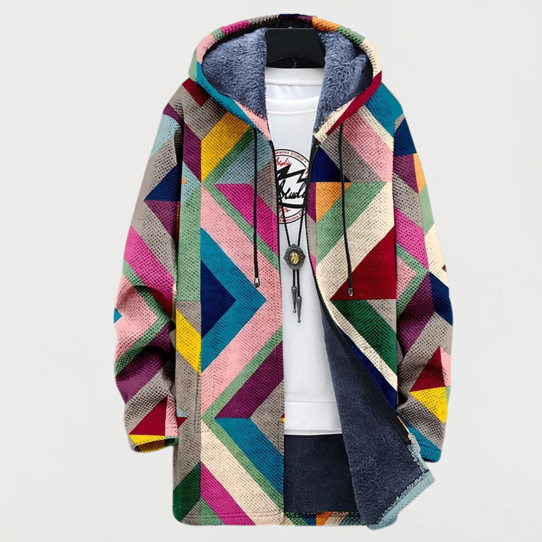 Zara | Hoodie Art Géométrique