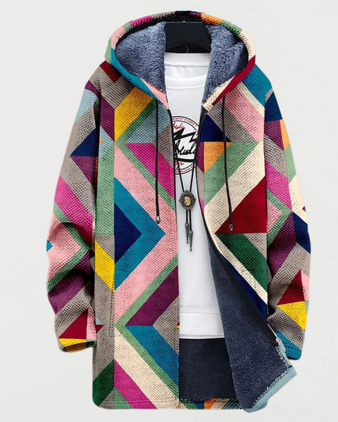 Zara | Hoodie Art Géométrique