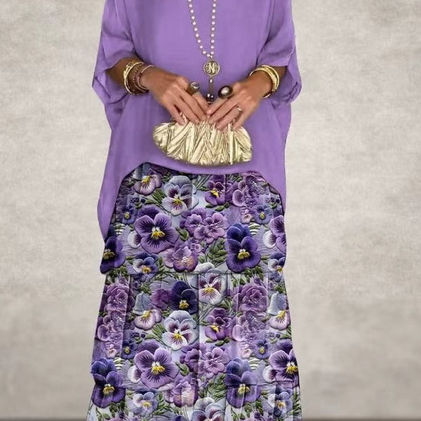 Amélie | Elegant Layered Maxi Dress