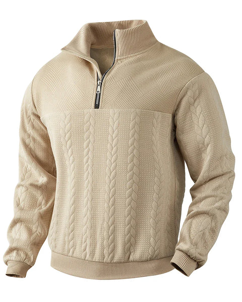 Henry | Sweat à col zippé premium
