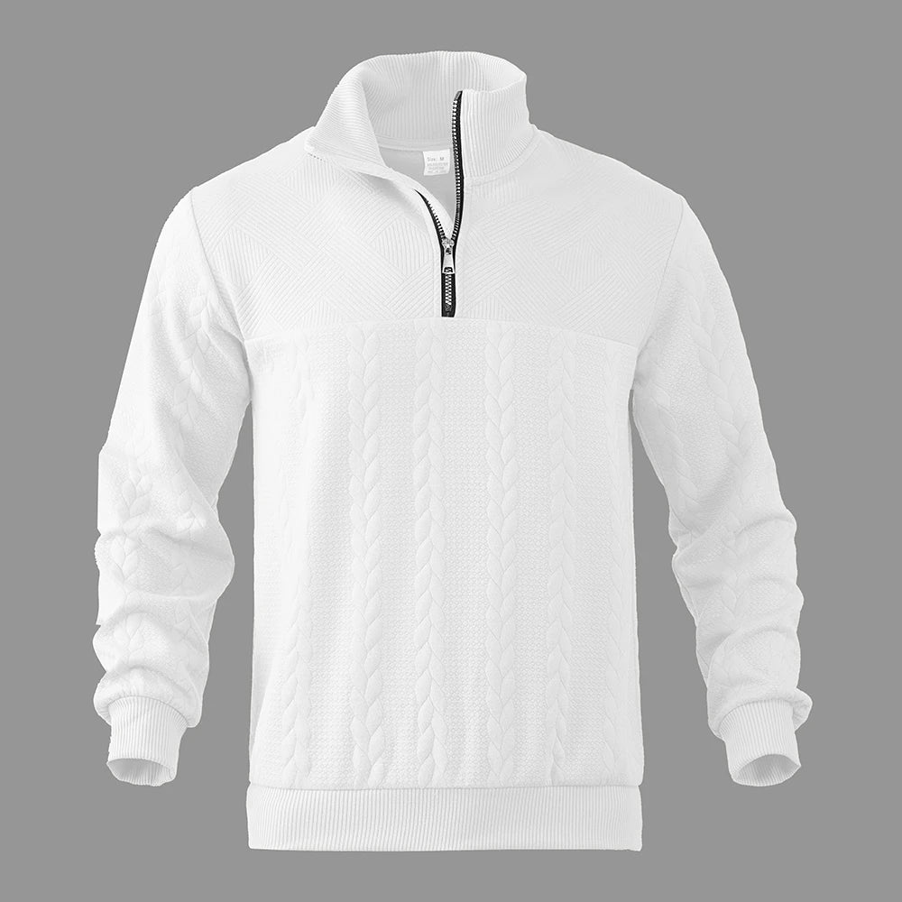 Henry | Sweat à col zippé premium