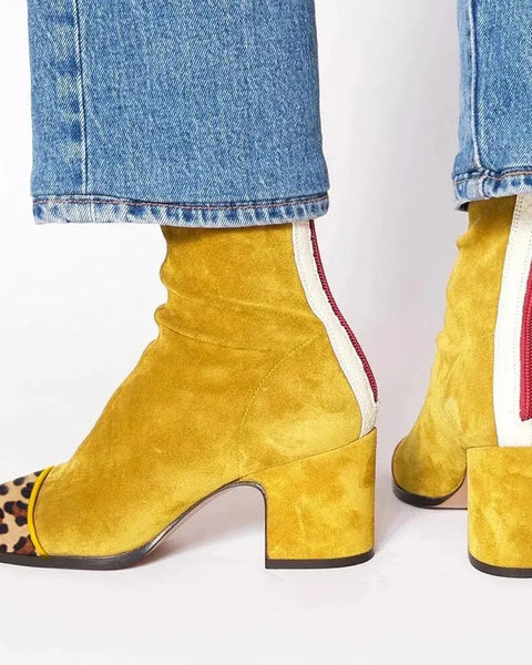 Victoria | Bottines à talon carré