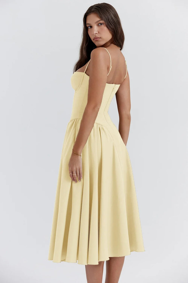 Elara | Robe Corset Midi