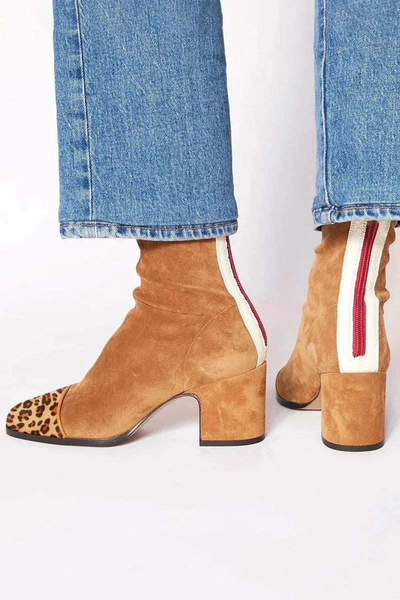 Victoria | Bottines à talon carré