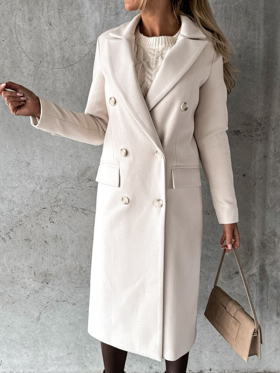 Mia | Manteau Long Élégant