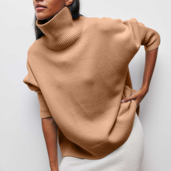 Maddie | Pull Élegant à Col Roulé