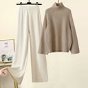  Pull Kaki + Pantalon Beige [ensemble deux pièces]