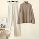  Pull Kaki + Pantalon Beige [ensemble deux pièces]