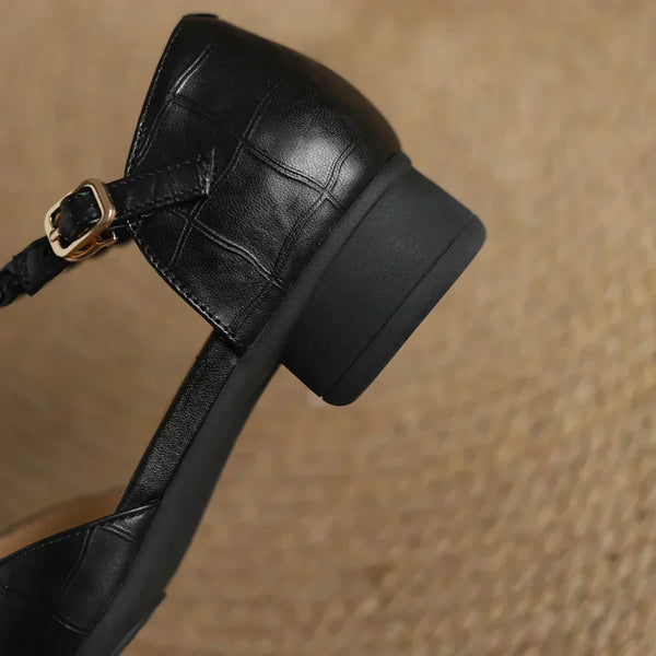 Lida | Kepa Cuir Mary Janes