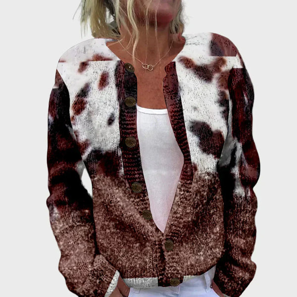 Jillian | Gilets Tricotés Chic Avec Motif
