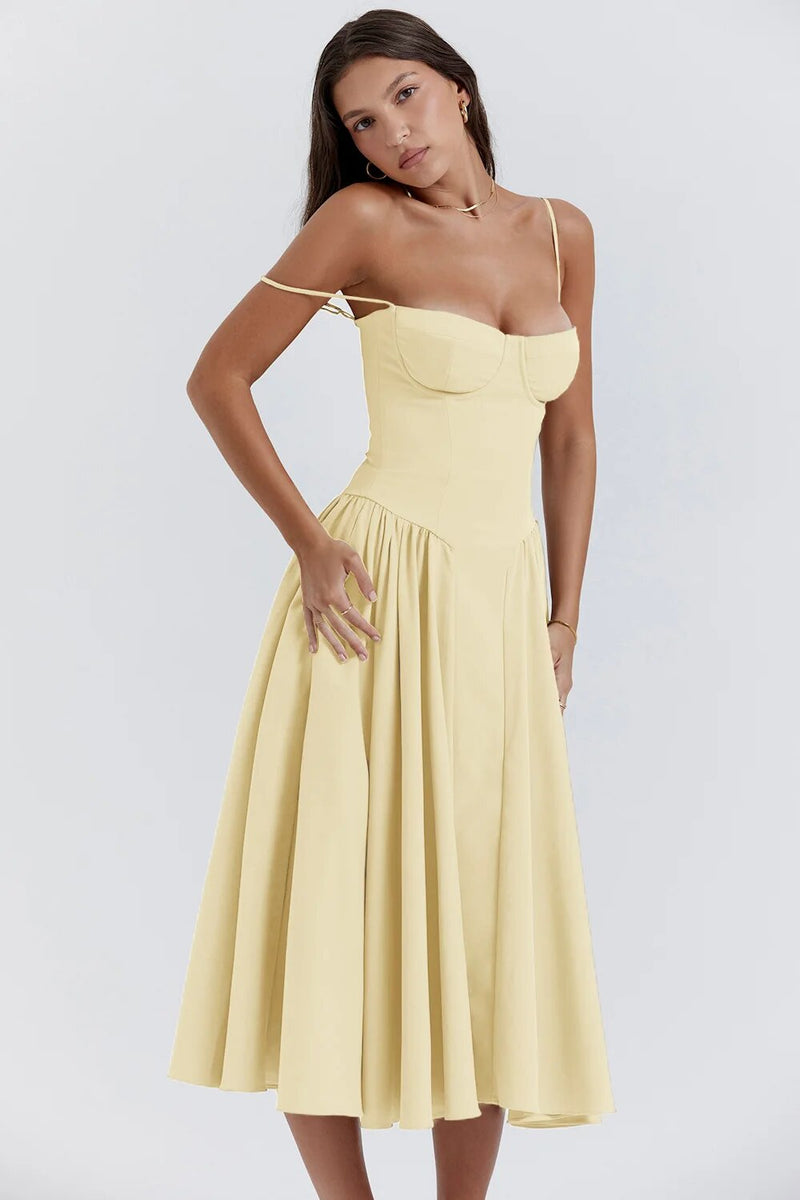 Elara | Robe Corset Midi