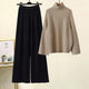  Pull Kaki + Pantalon Noir [ensemble deux pièces]