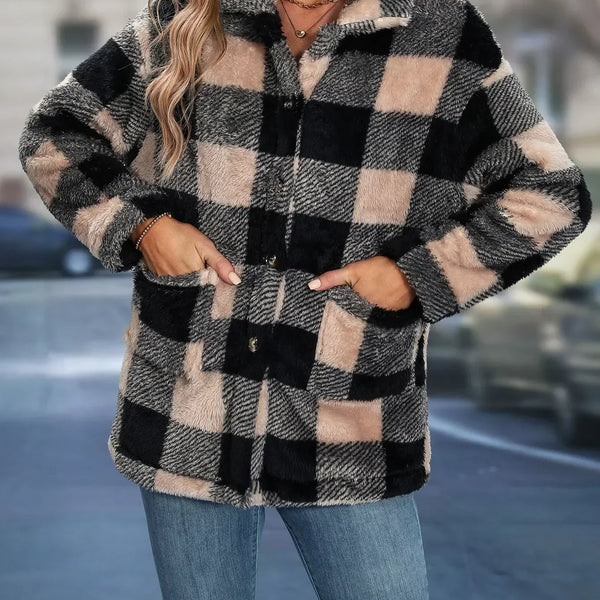 Carla | Veste à carreaux décontractée et élégante pour un confort tout au long de la journée