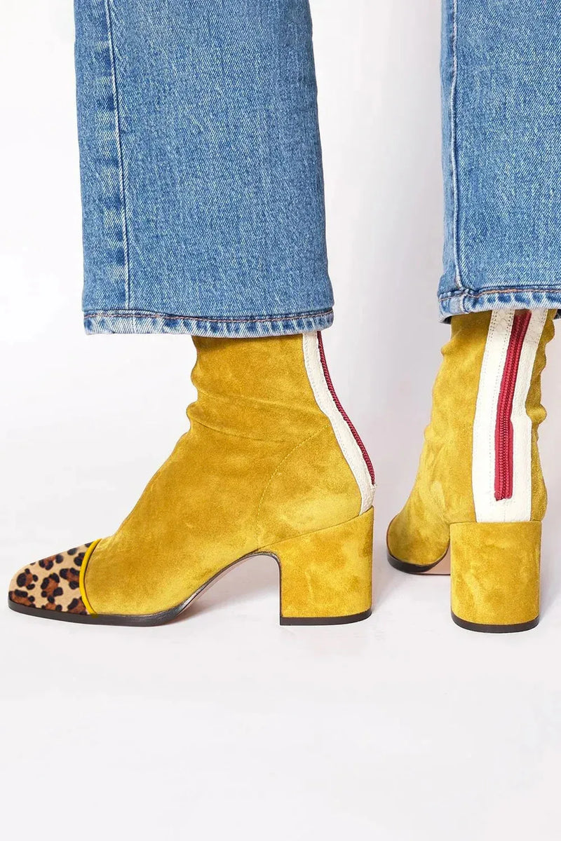 Victoria | Bottines à talon carré