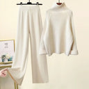  Pull Beige + Pantalon Beige [ensemble deux pièces]