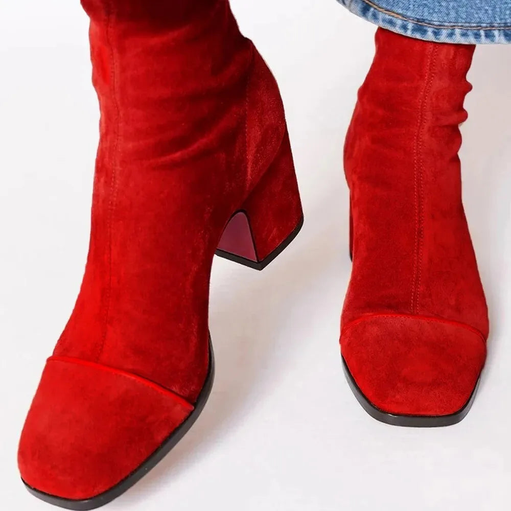 Victoria | Bottines à talon carré
