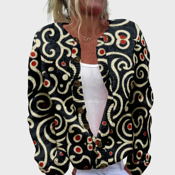 Felicia | Pull à manches longues à motif aveugle