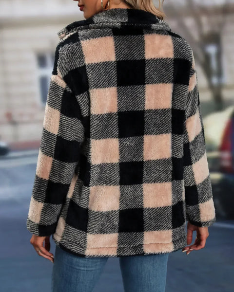 Carla | Veste à carreaux décontractée et élégante pour un confort tout au long de la journée