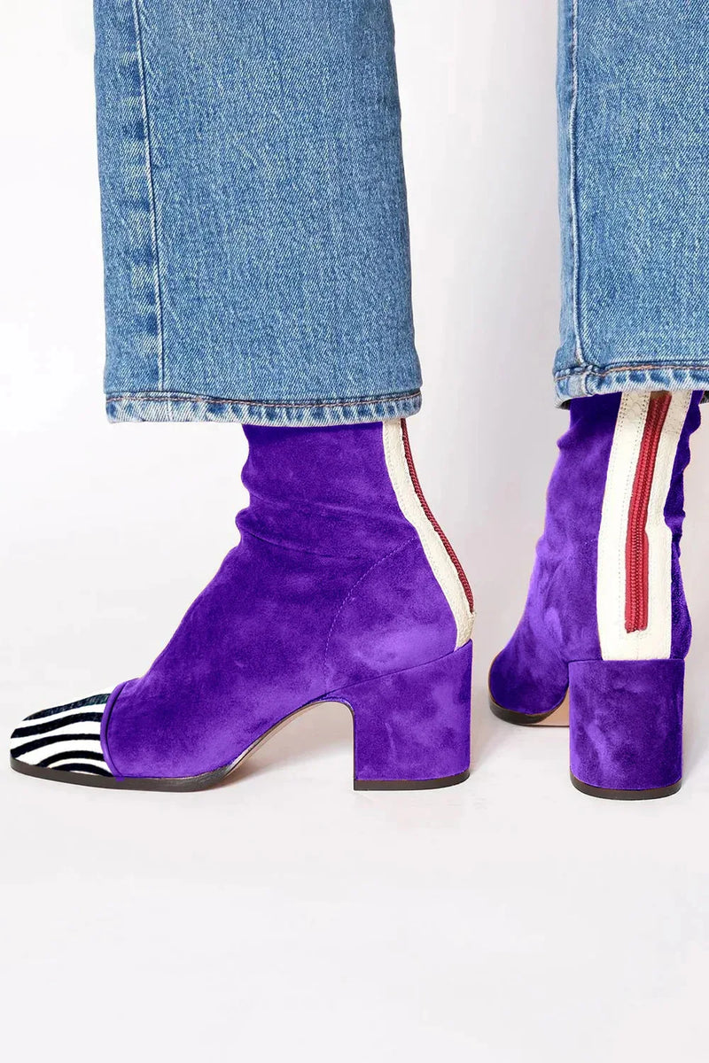 Victoria | Bottines à talon carré