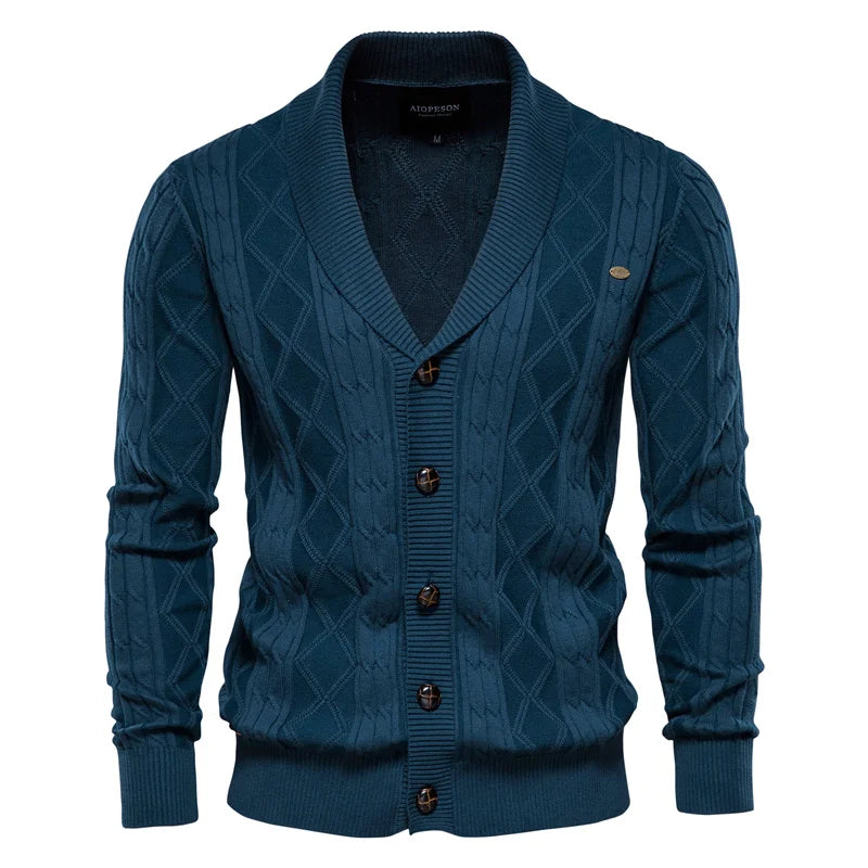 CHICIVELLE | Cardigan pour Hommes avec Fermeture à Boutons