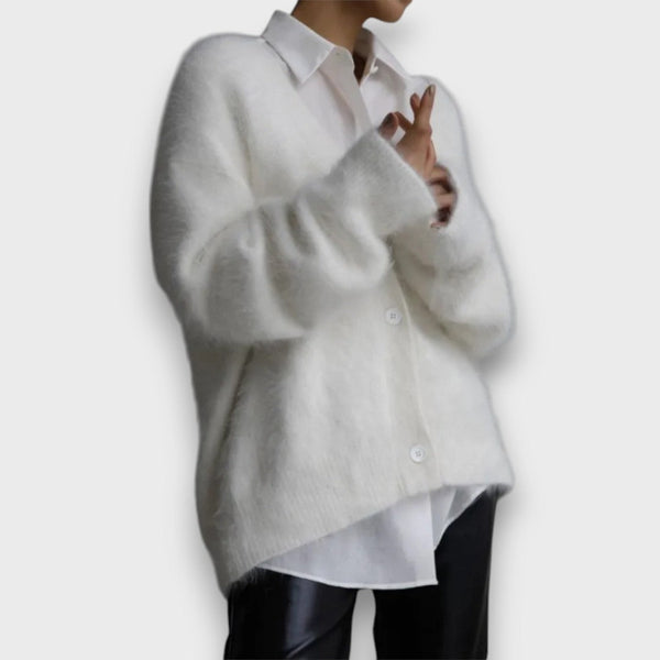 Laria – Cardigan Doux au Coup Classique