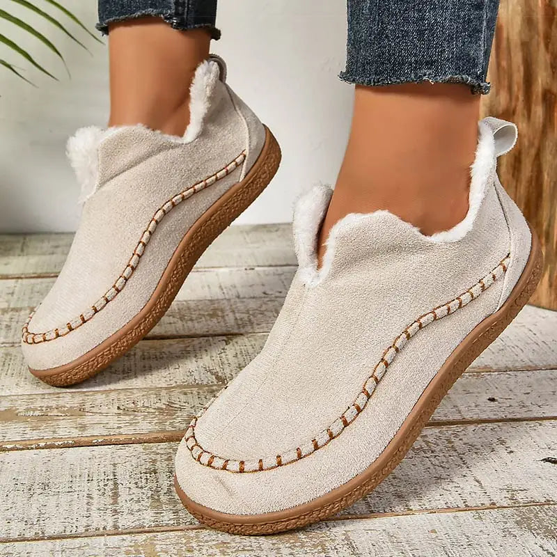 Diana | Cozy Support Ankle Boot – Warmth Without the Bulk