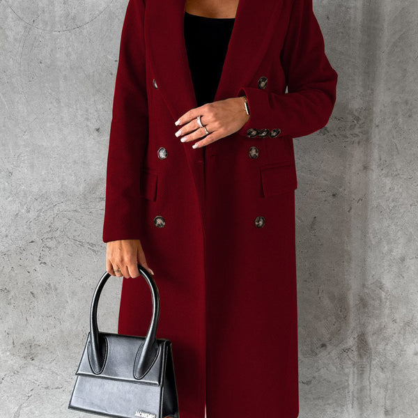 Mia | Manteau Long Élégant