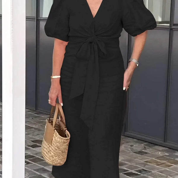 Daria | Soft Confidence Midi Dress – Elegance You Can Feel