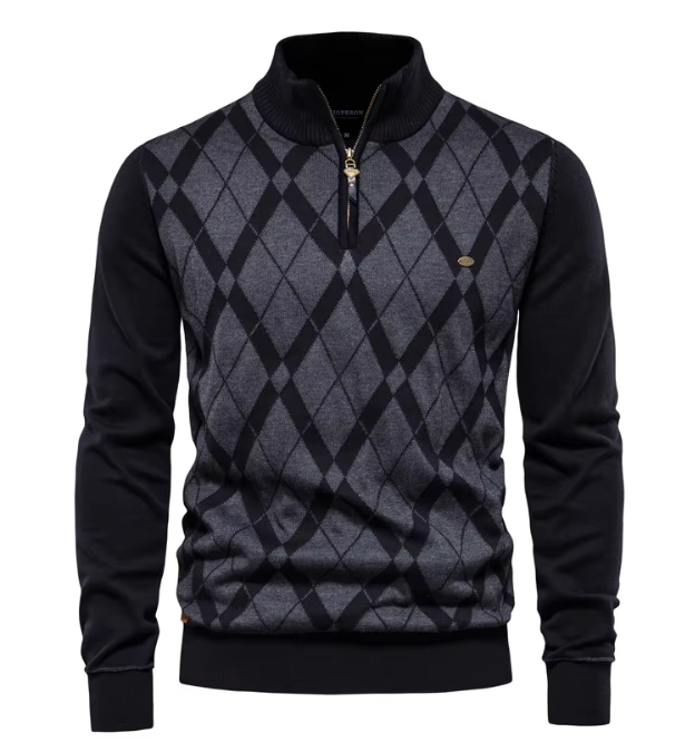 CHICIVELLE | Pull pour hommes à col zippé