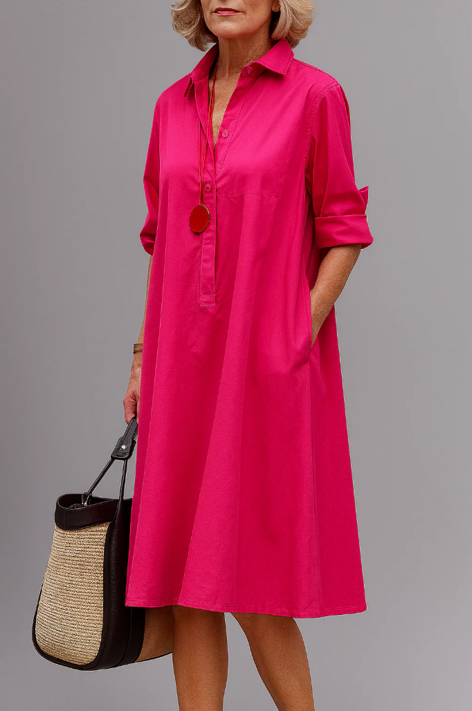Marise - Robe Midi - Sophistication Sans Effort à Chaque Pas