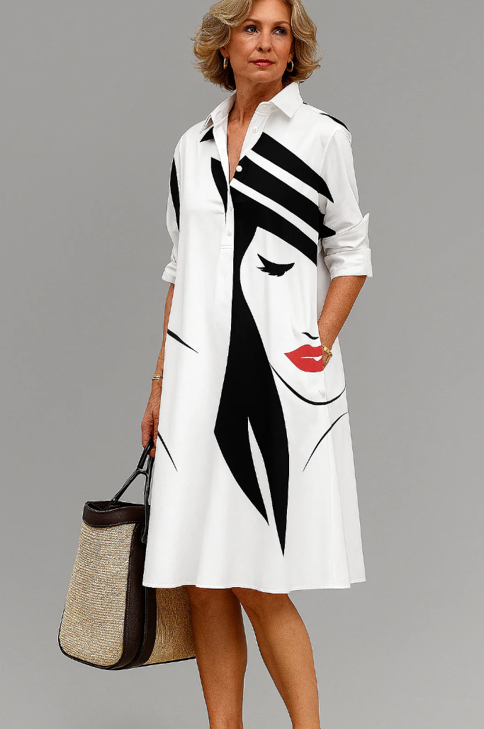 Marise - Robe Midi - Sophistication Sans Effort à Chaque Pas
