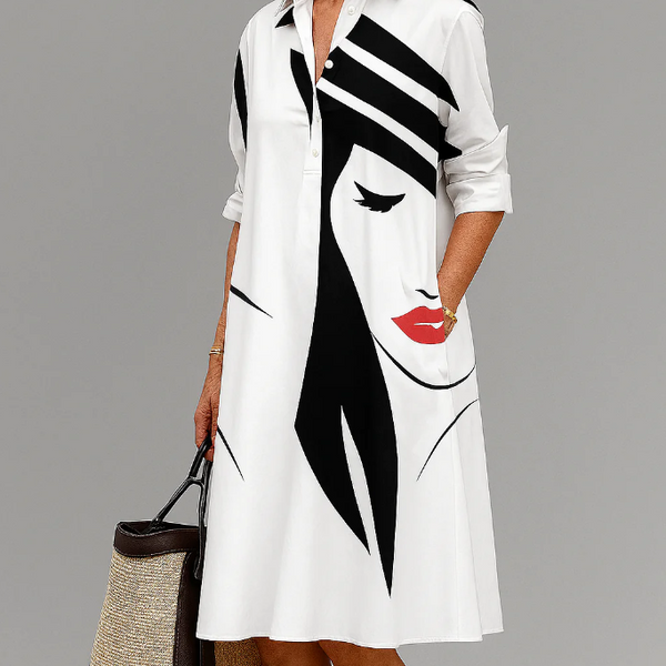 Marise - Robe Midi - Sophistication Sans Effort à Chaque Pas