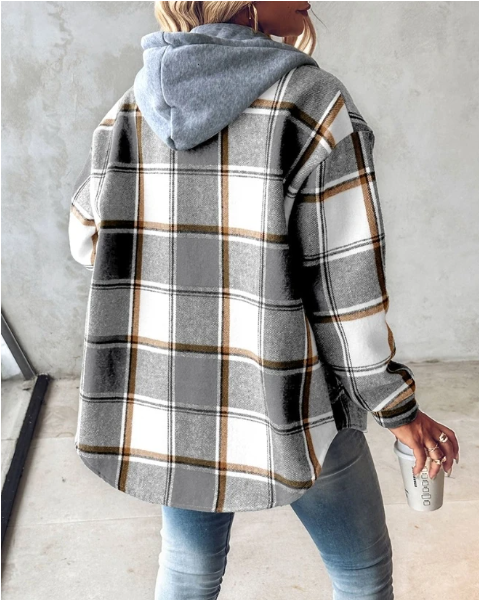 Jasmin Élégant | Veste Bloquée pour un Style Unique